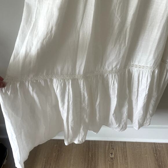 Billabong X Wrangler Peachy Keen Eyelet Lace Midi Dress SZ M - Picture 7 of 10